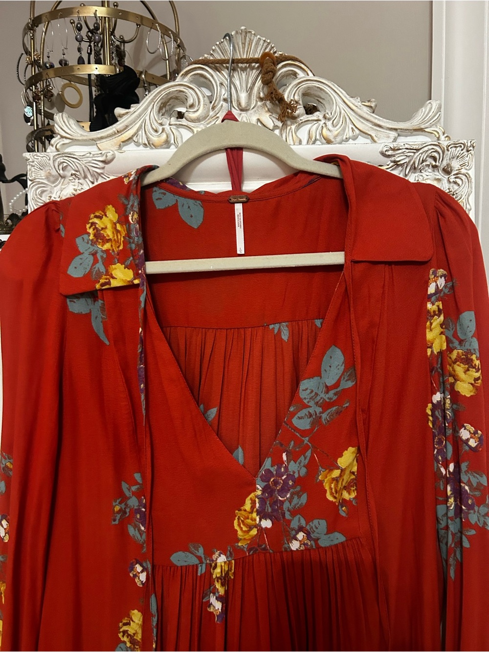 Free people Rosemary maxi dress large ECU - Picture 3 of 9